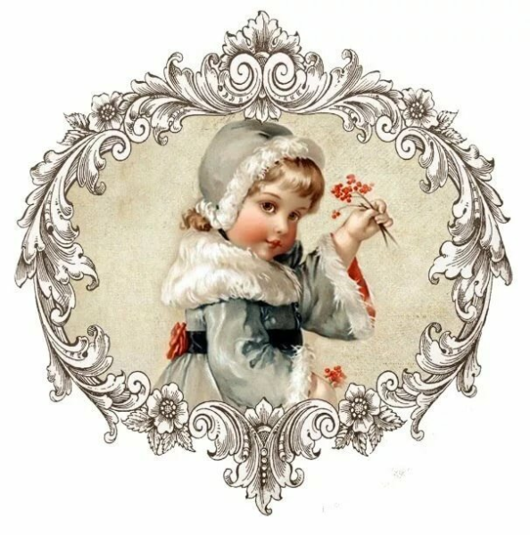 Винтаж новый год для декупажа