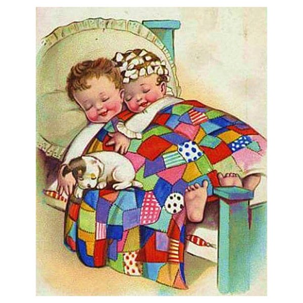 Старинные открытки спокойной ночи