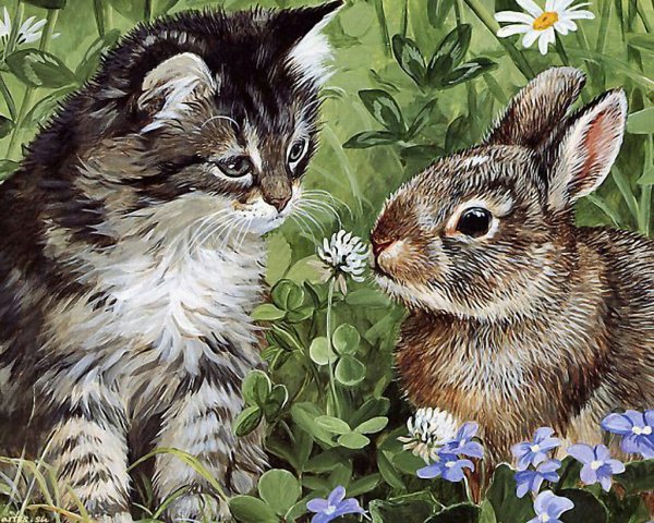 Художник-анималист persis Clayton Weirs