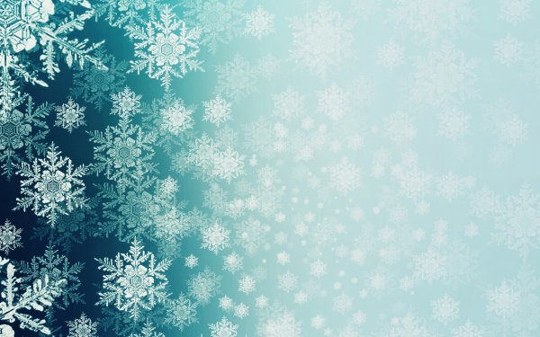 Фон снежинки