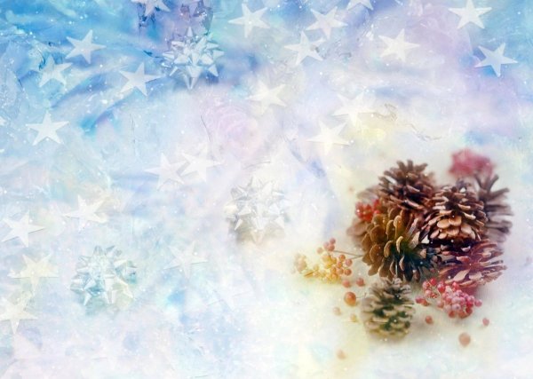 Зимний фон для открытки