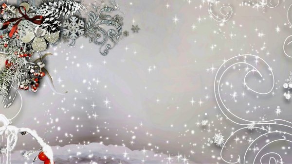 Красивый зимний фон для открытки