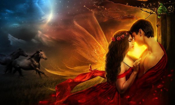 Открытки романтического вечера