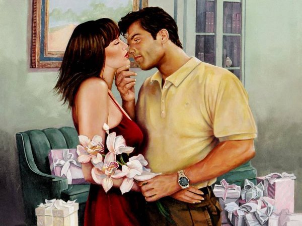 Открытки романтического вечера