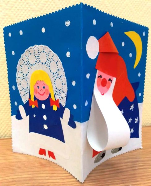 Открытки с новым годом для пожилых людей своими руками