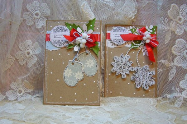 Объемная Новогодняя открытка