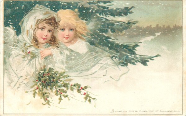 Старинные новогодние открытки