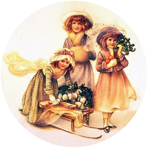 Старинные открытки с новым годом и Рождеством