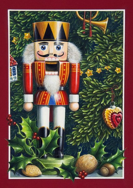 Nutcracker Retro Postcards