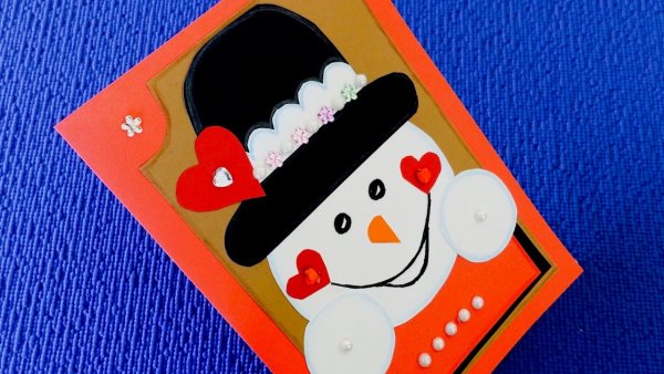 Новогодние открытки своими руками 2019