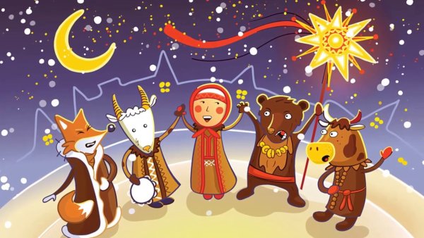 Наташа Четкова иллюстратор Рождественские открытки