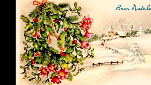 Итальянские новогодние открытки