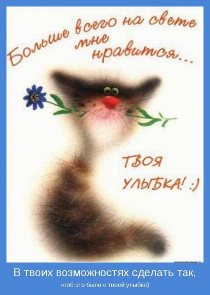 Открытки для поднятия настроения парню