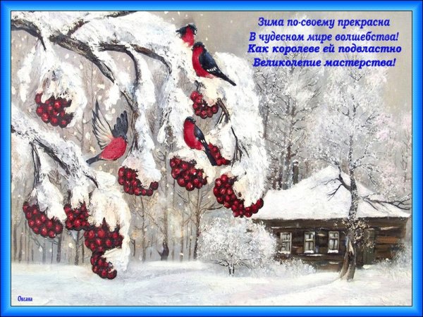 Зимние поздравления