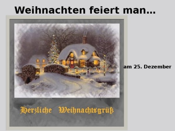 С Рождеством на немецком языке