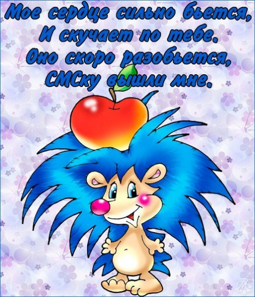 Люблю тебя Ежик