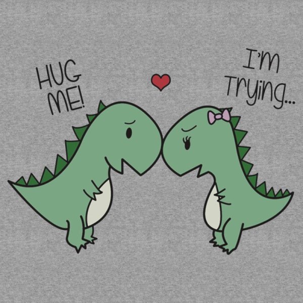 Влюбленные Динозаврики