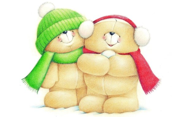 Новогодние мишки