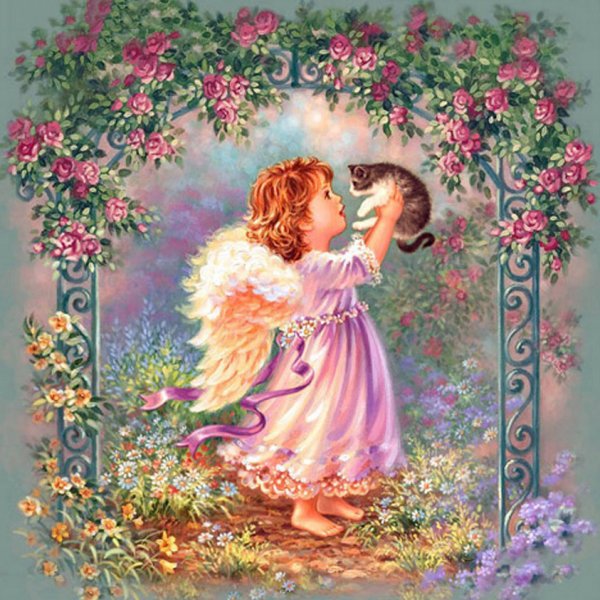 Ангелочки. Художница Dona Gelsinger