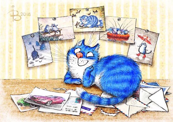 Картины Ирины Зенюк коты