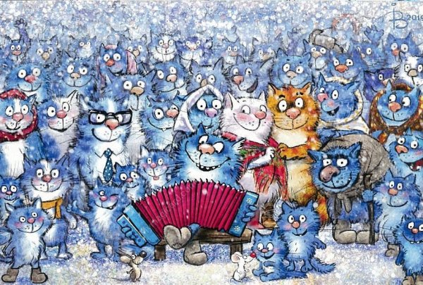 Коты Ирины Зенюк 2020