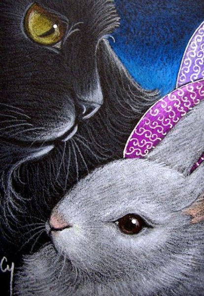 Кролик в стиле поп арт