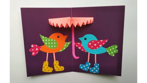 Аппликация ко Дню матери