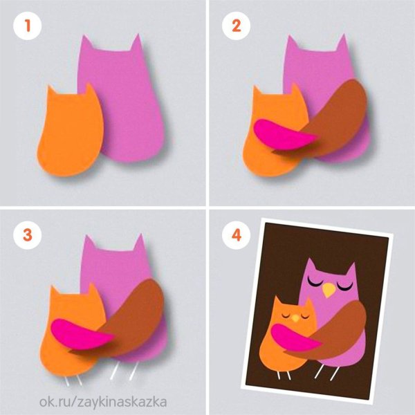 Поделка подарок папе на день рождения поделка из бумаги