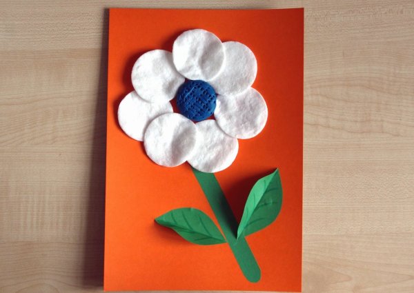 Аппликация на 8 марта