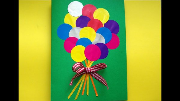 Аппликация на 8 марта