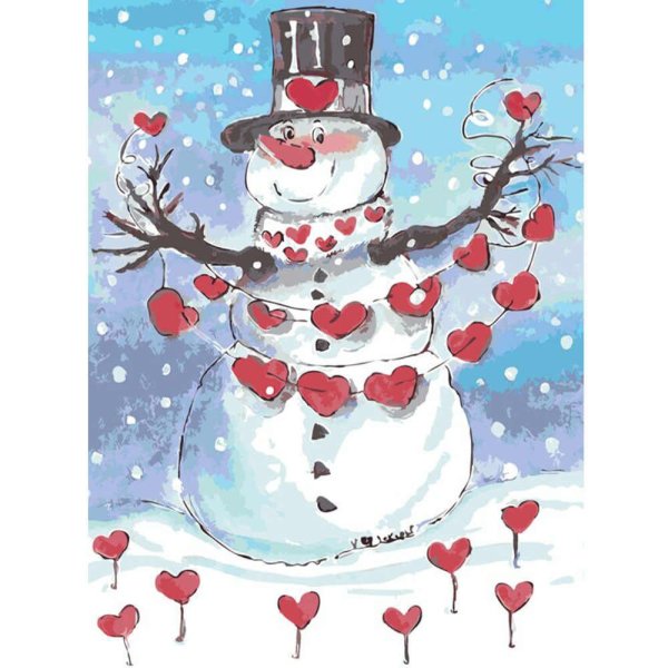 Новогодние рисунки красками