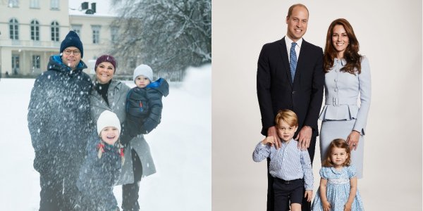 Рождественские открытки королевской семьи Великобритании