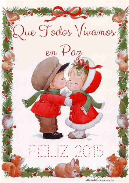 Новогодняя милая открыточка