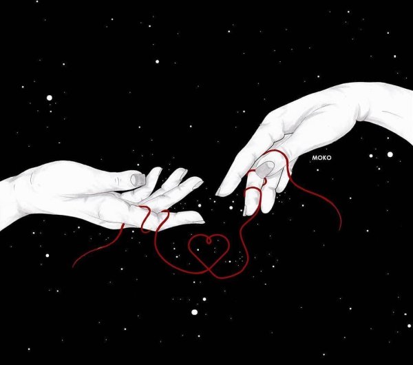 Открытка мы связаны