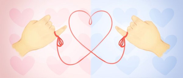 Красная нить аниме