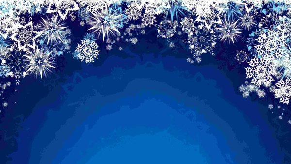 Фон снежинки