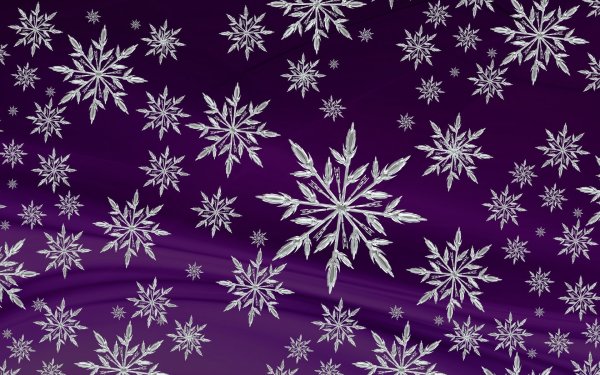 Новогодний фон снежинки
