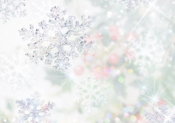 Фон снежинки