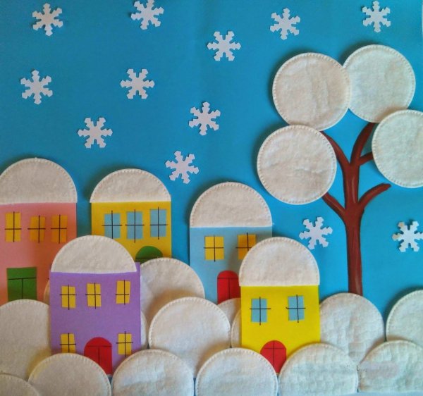 Поделка мишка на севере