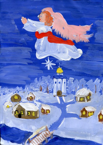 Рождество рисунок