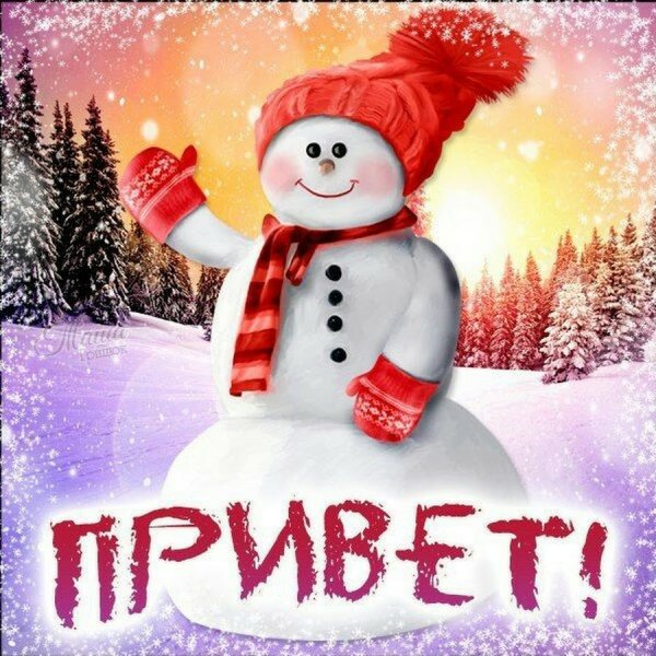 Хорошего дня Снеговик
