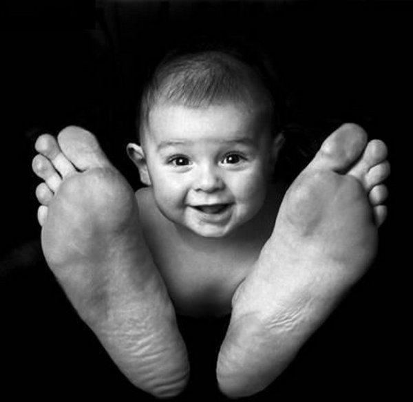 Дети с большими стопами