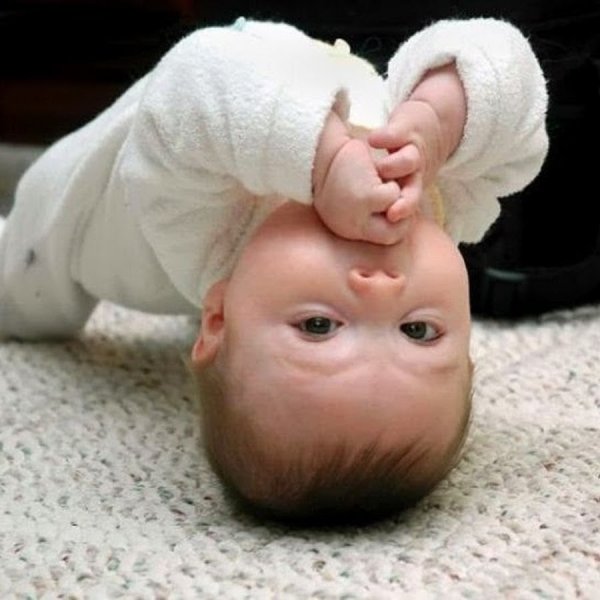 Новорожденный ребенок смешной