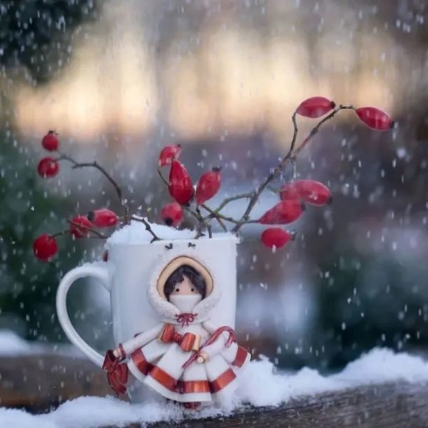 Доброе Снежное утро и хорошего