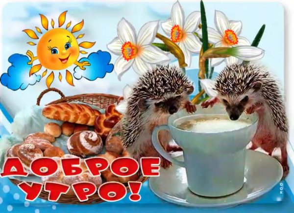 Открытки с пожеланием доброго утра