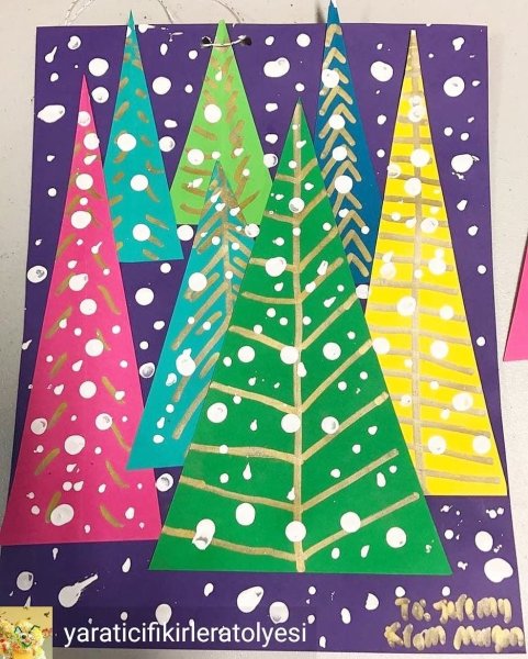 Аппликация. Новый год