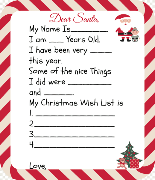 Letter for Santa for Kids