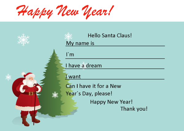 Letter for Santa Claus