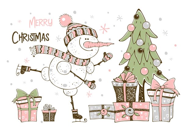 Открытка в новый год