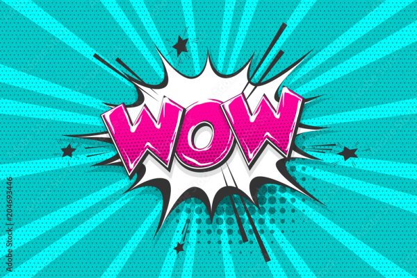 Надписи в стиле поп арт